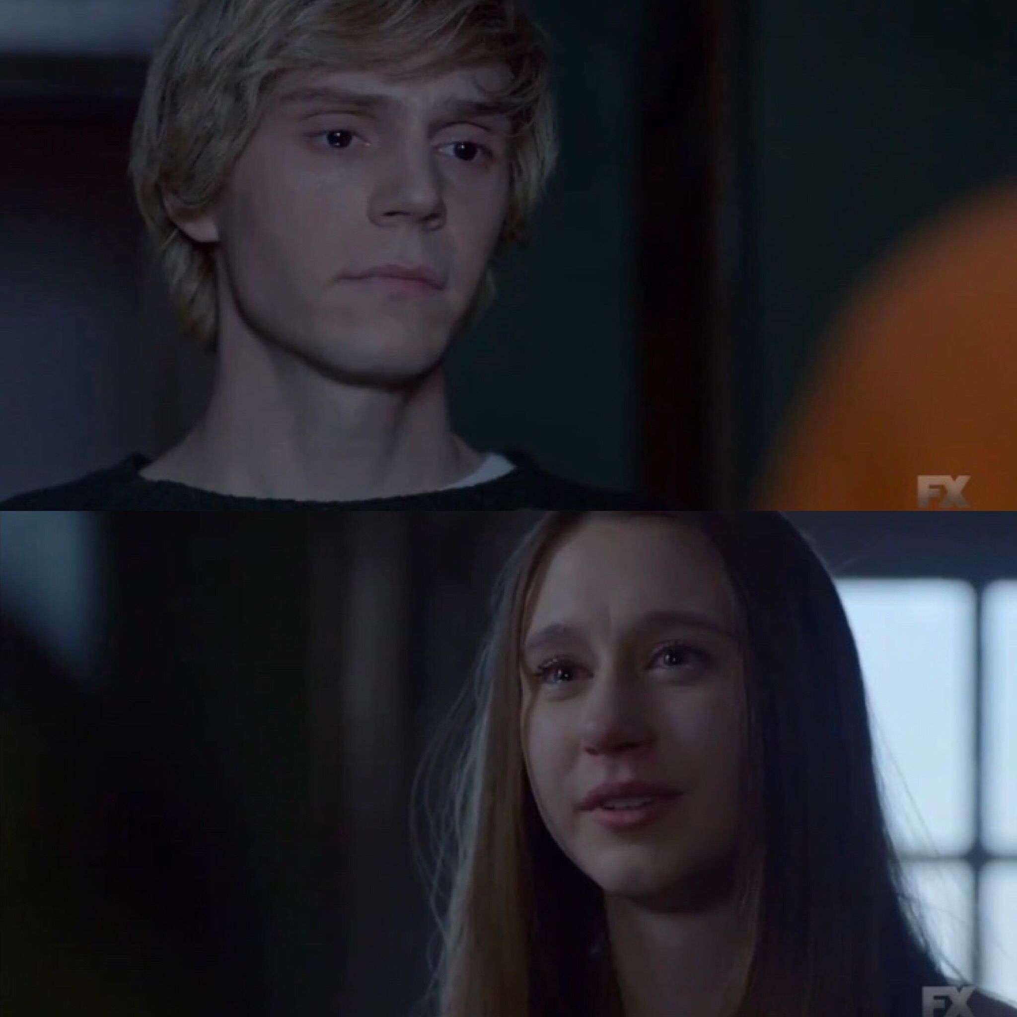 Violet forgives Tate | American horror story, Evan peters american