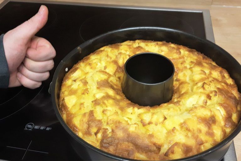 Schneller Apfelkuchen für den Kindergeburtstag - Mama geht online #marinadeforbeef