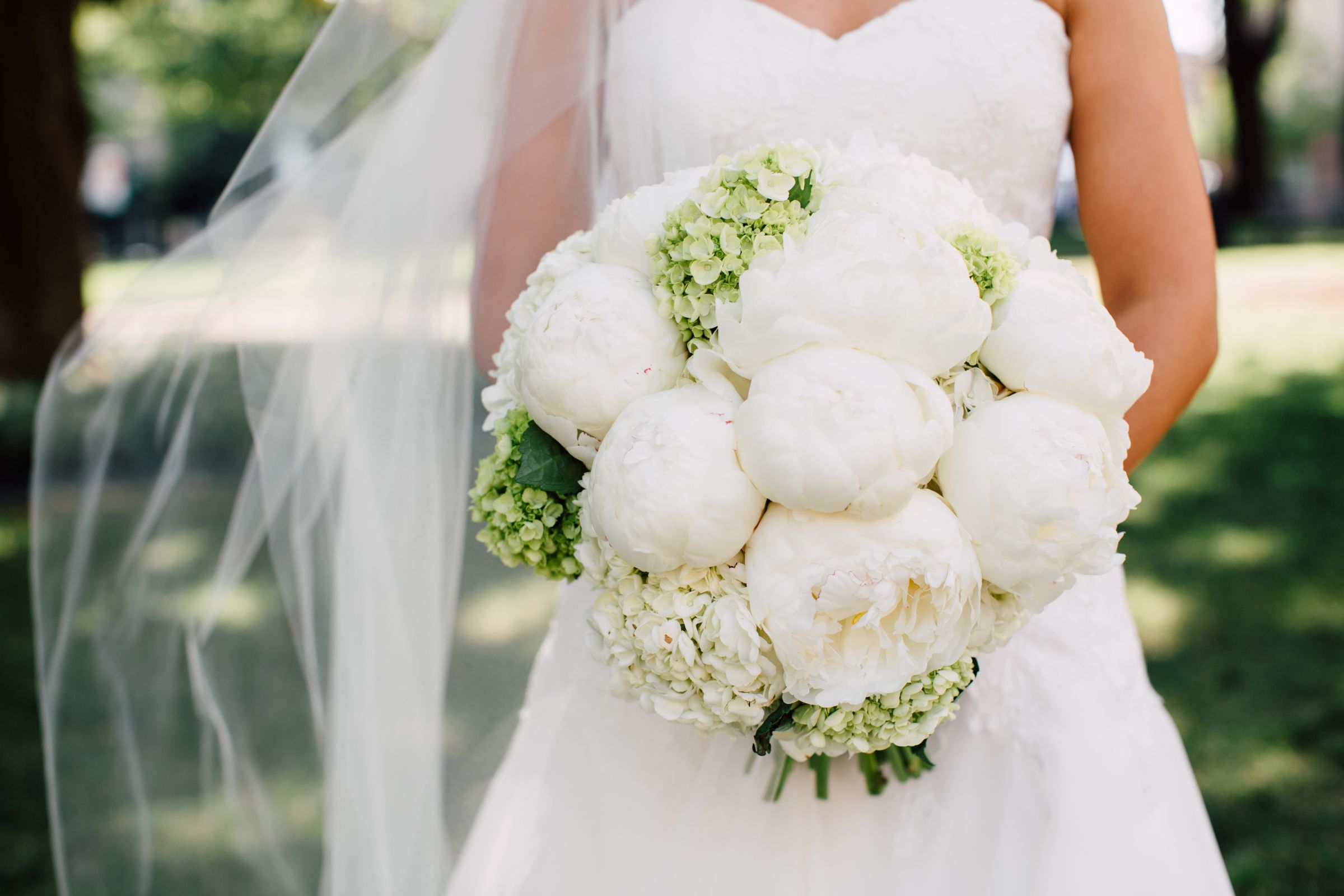 White bridal bouquet with a hint of green. Photo by Christen Morrison Floral by Southern Event Planners White Bridal Bouquet, Wedding Bridal Bouquets, Wedding Dresses Lace, Wedding Party Planner, Wedding Party Flowers, Christening, Southern, Event Planners, Bridesmaid