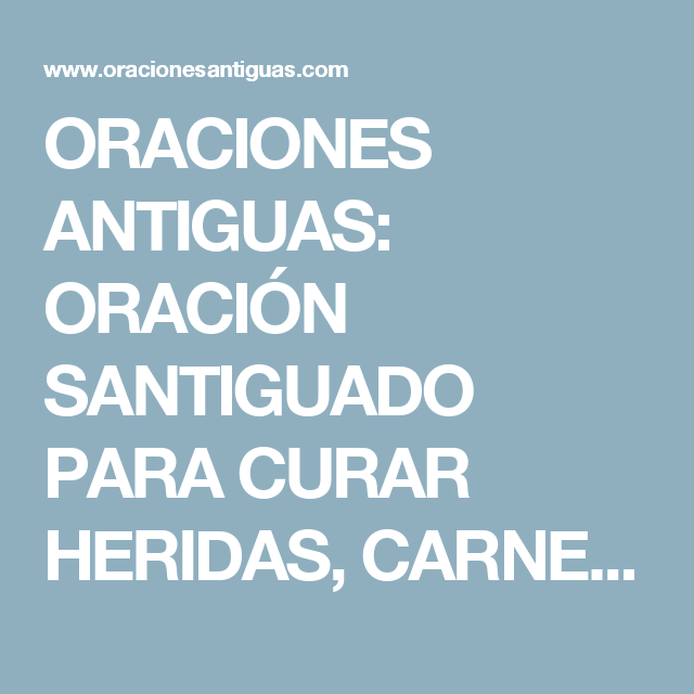 El ojo para con curar oracion de aceite mal