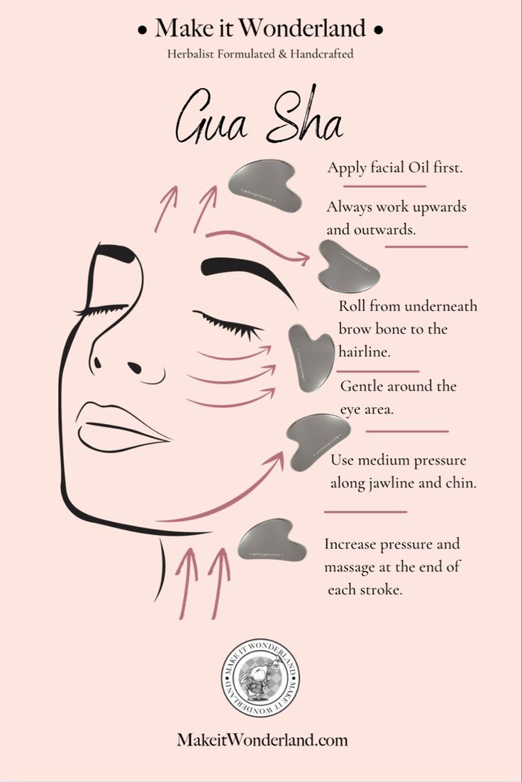 How to Gua Sha massage | Natural face skin care, Face skin care, Healthy skin tips Makeup Skin Care, Body Skin Care, Beauty Skin Care, Skin Care Tips, Face Care Tips, Face Tips, Basic Skin Care Routine, Facial Skin Care Routine, Facial Massage Routine