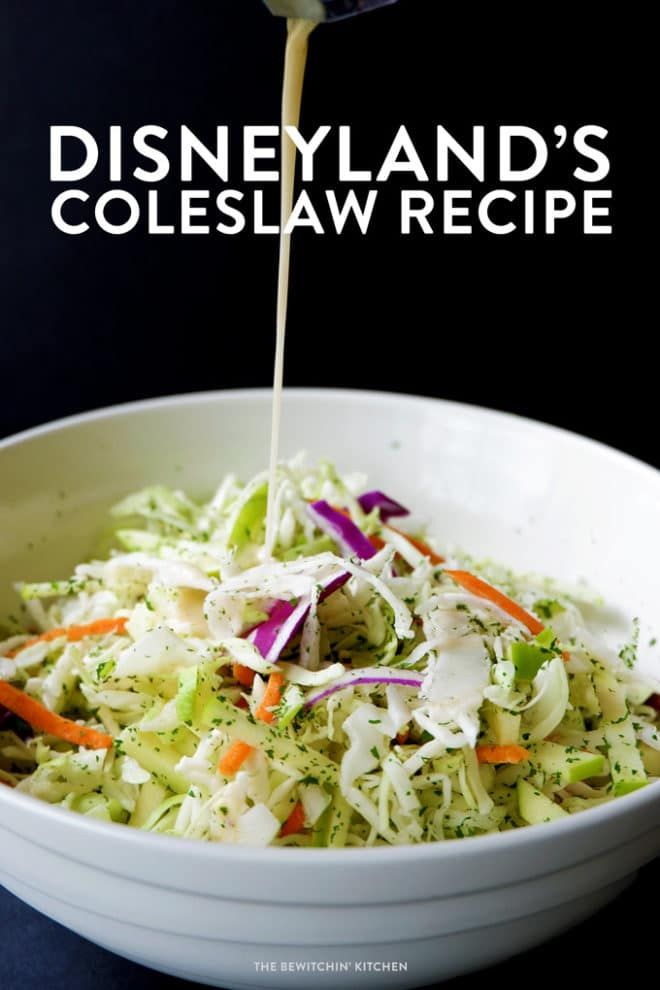 Disneyland Coleslaw Recipe | The Bewitchin' Kitchen | Recipe Disneyland's coleslaw recipe is a summer BBQ hit. A