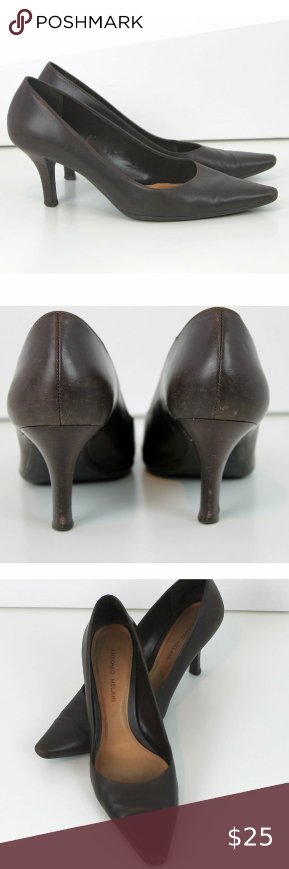 antonio melani brown heels