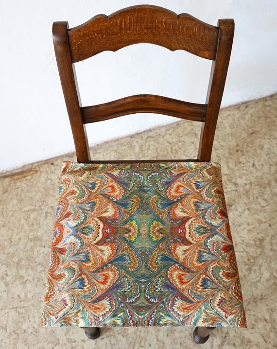 ART DECO Pillow Cases, Organic Cotton, Art Nouveau, digital print, marbling, bro