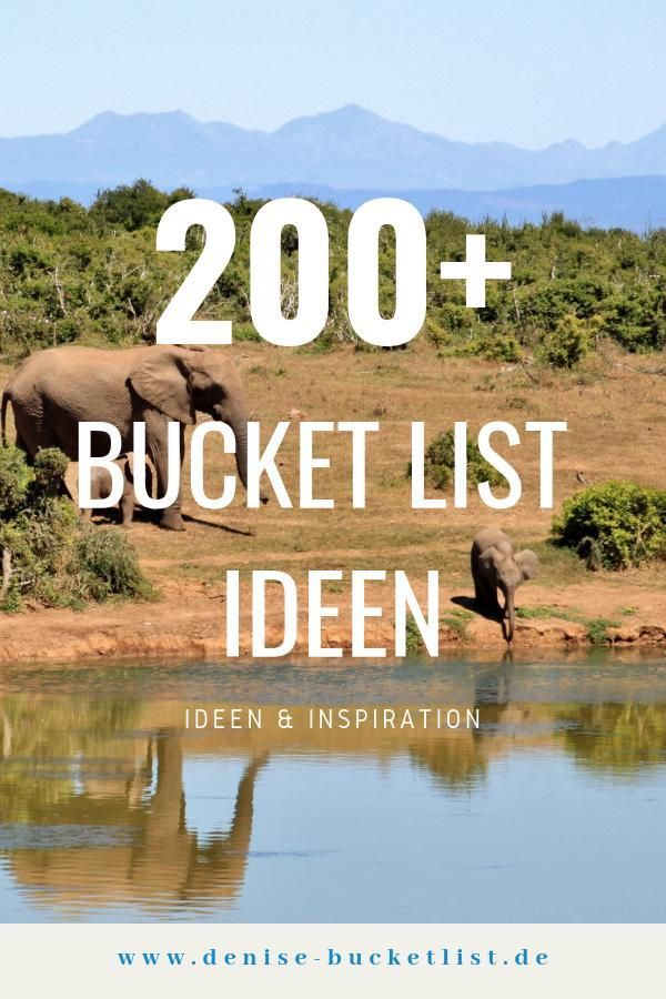 Bucket List Ideen 2020: Inspiration & Beispiele für deine Bucket List