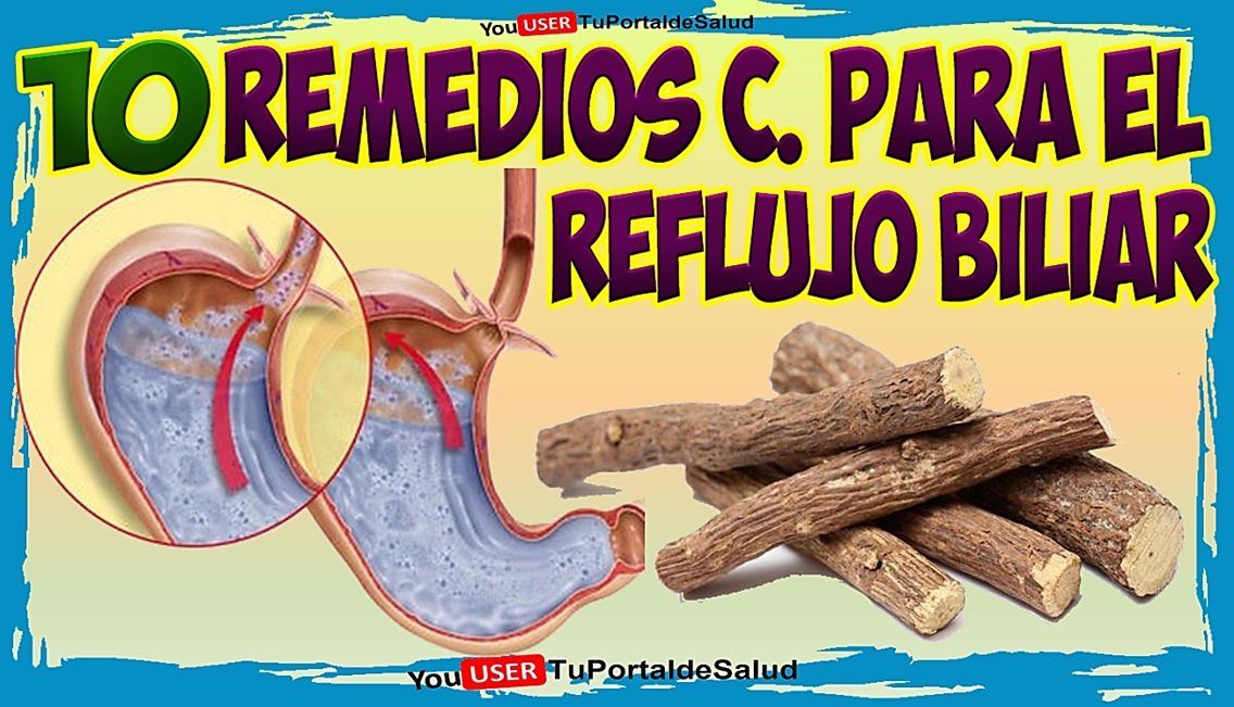 Como quitar el reflujo biliar