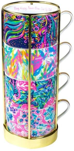 Lilly Pulitzer | Cappuccino Mugs - Set of 4 | Nordstrom Rack