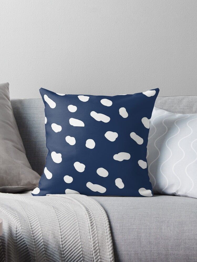 Abstract Cute Cloud Pattern Throw Pillow Patterned Throw Pillows Designer Throw Pillows Clouds Pattern