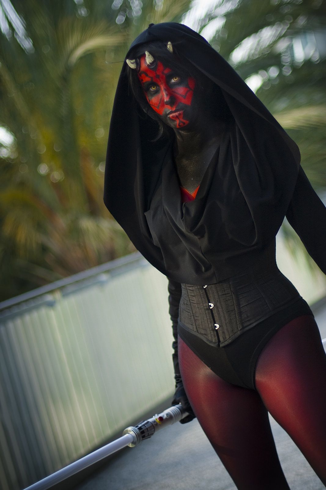 Female darth maul cosplay Female darth maul cosplay