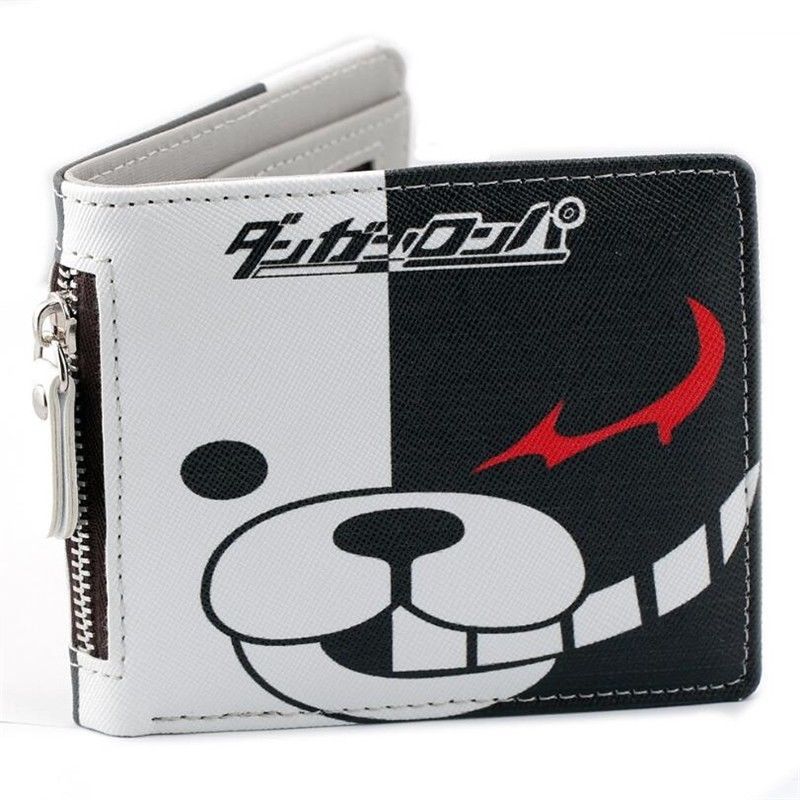 HOt Anime Game DANGANRONPA Cosplay PU Leather long Purse Wallet