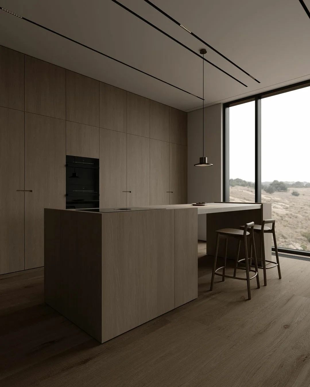 What do you think about this design? 🔥 - Follow @zenqinteriors for more!👈🏻 - By @ameer.avi - Tag your friends👇🏻 ZenQ Designs offers premium interior rendering service and products for every modern home. Contact: info@zenqdesigns.com Adobe Photoshop, Lightroom, Design Digital, Interior Rendering, Interiores Design, Modern House, Improve Yourself, Room Divider, Kitchen
