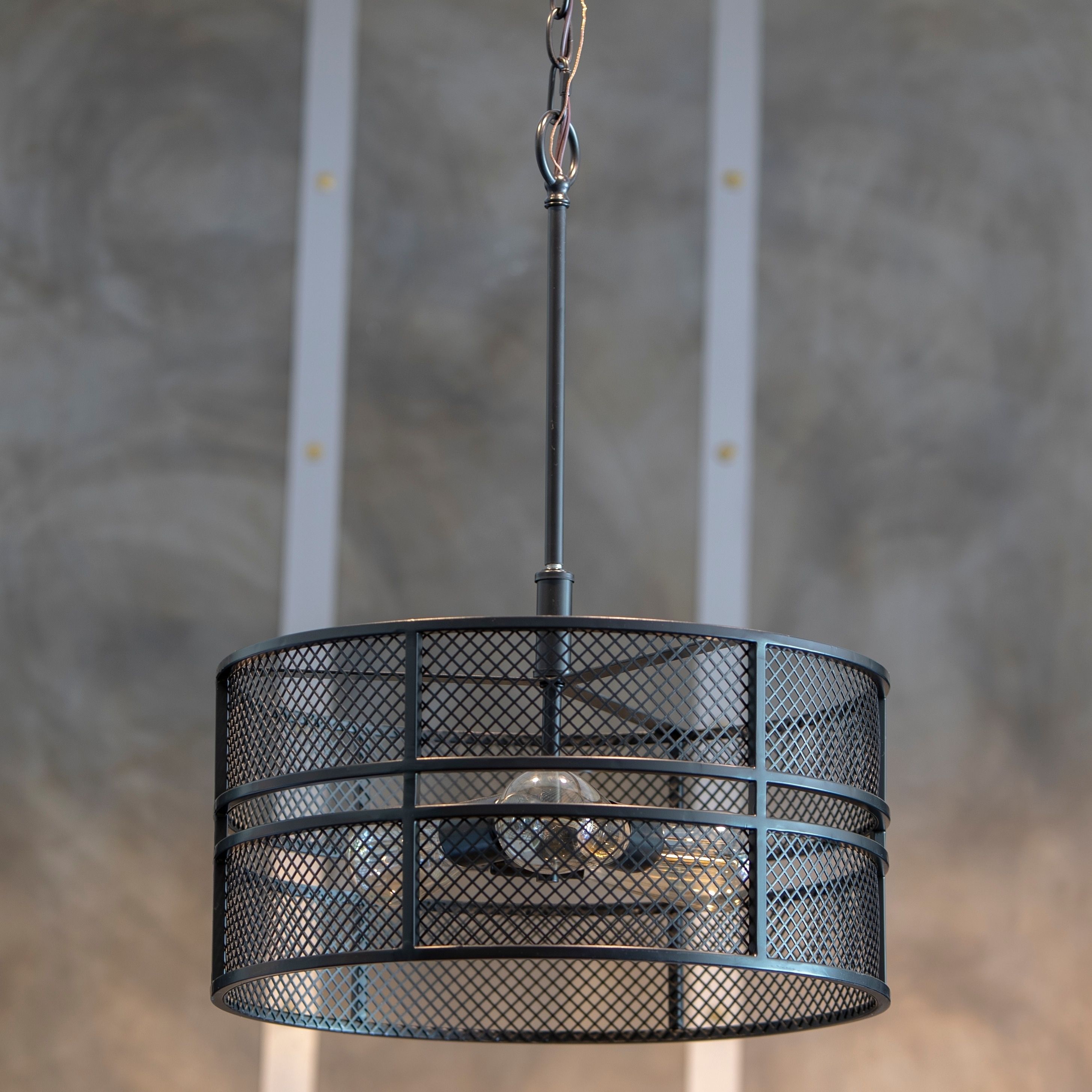 Handmade 3 lights Chandelier with Drum Farmhouse Pendant for Kitchen Island Handmade 3 lights Chandelier with Drum Farmhouse Pendant for Kitchen Island