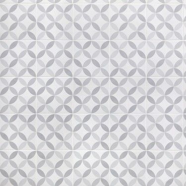 Norwalk Floor Deco Gray 8x8 Matte Porcelain Tile Norwalk Floor Deco Gray 8x8 Matte Porcelain Tile