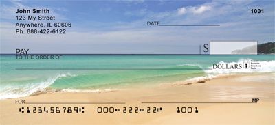 Beach Getaway Personal Checks Check And Beach Getaway Personal Checks