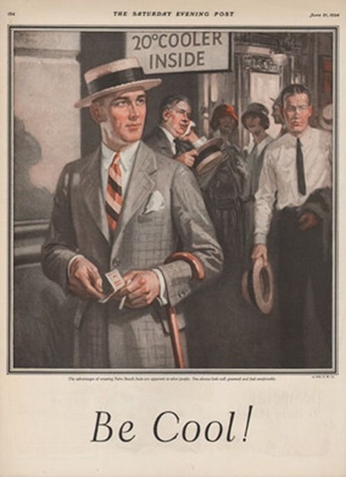 Vintage Palm Beach ads. Be cool! – Put This On 1940s Mens Fashion ...