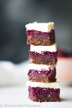 Chocolate Berry Slice Wholesome Patisserie Recipe Raw Desserts Raw Food Recipes Vegan Sweets