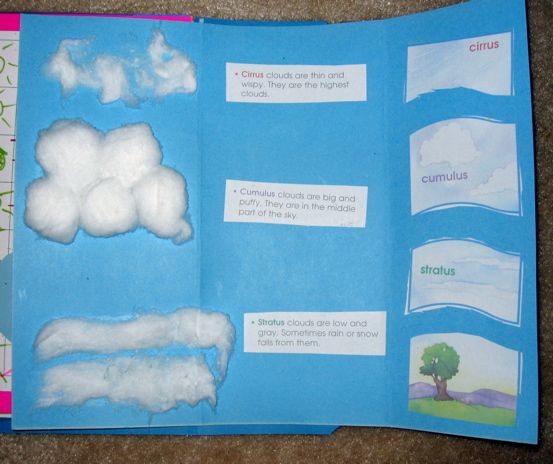 Students Can Use These Montessori 3 Part Cards When Learning To Identify And Define The Four Main Types Of Clouds Lesson Plan Clouds Lesson Montessori Lessons