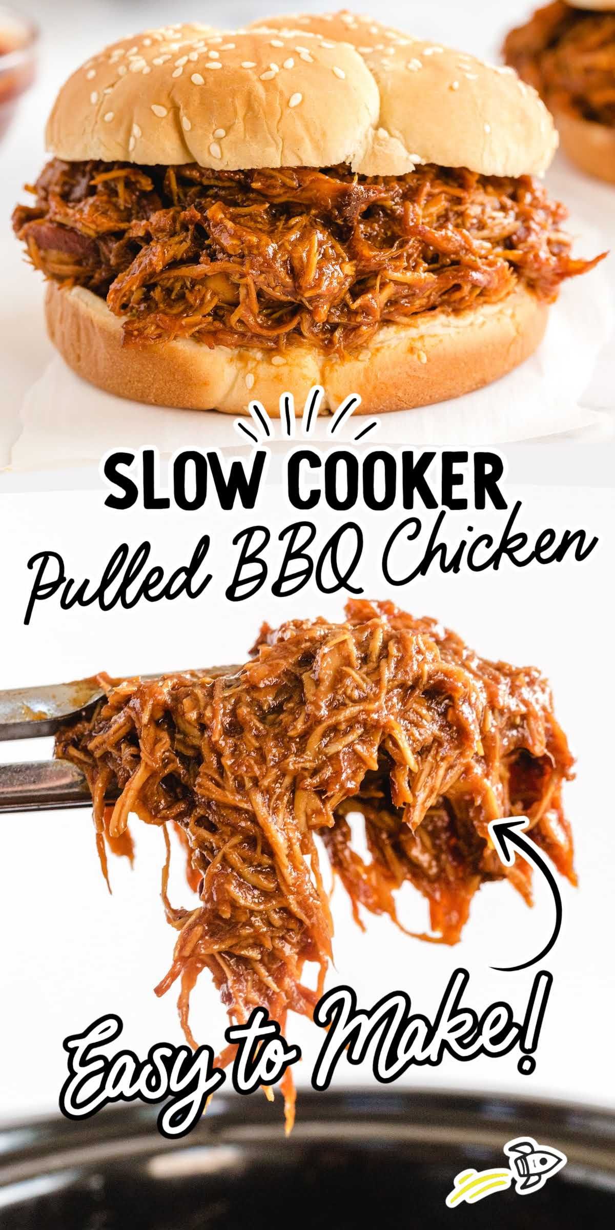 Pulled Chicken Crock Pot Recipes, Pulled Chicken Sandwiches, Slow Cooker Shredded Chicken, Slow Cooker Bbq, Crockpot Recipes Slow Cooker, Bbq Recipes, Crockpot Chicken, Cooking Recipes, Bbq Chicken