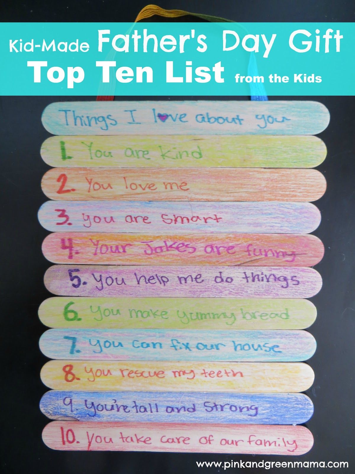 Pink And Green Mama Homemade Fathers Day Gift Top 10 Pink And Green Mama Homemade Fathers Day Gift Top 10