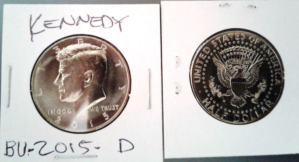 2017 Kennedy Half Dollar P/&D Set From Mint Roll