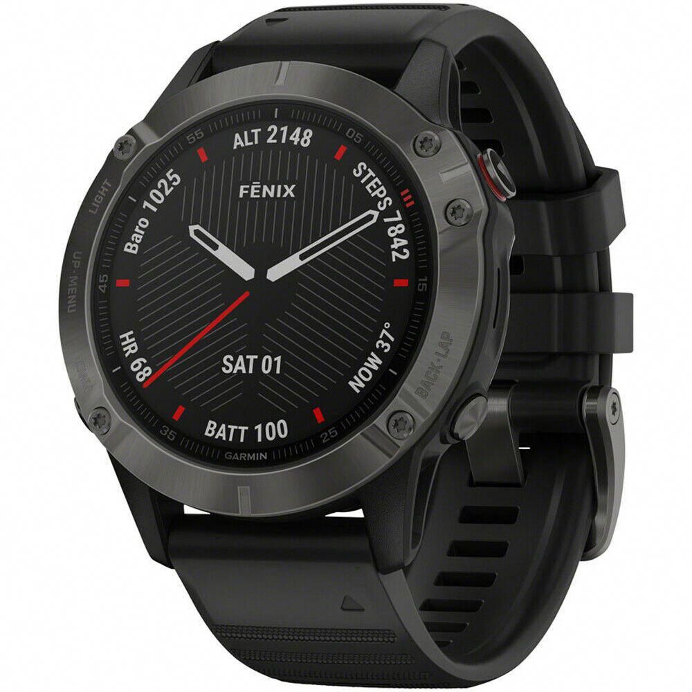 Garmin Fenix 6 Sapphire Gps Watch Gray Black Ideas Of Garmin Garmin Fitnesswatchesforwomen Bestfitnesswatches Fi Garmin Smart Watch Gps Watch Garmin Watch