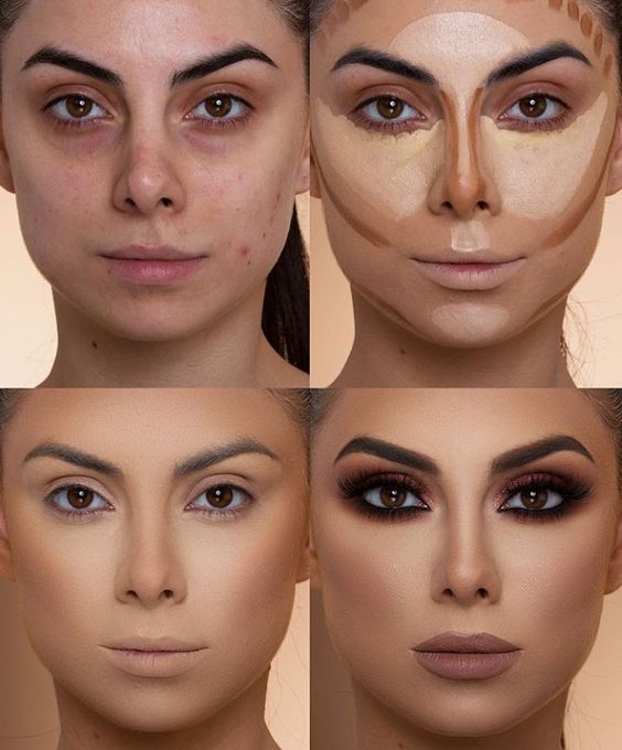 Eye Makeup Steps, Eyebrow Makeup, Skin Makeup, Mua Makeup, Smokey Eye Makeup, Makeup 101, Makeup Hacks, Makeup Brushes, Makeup Ideas