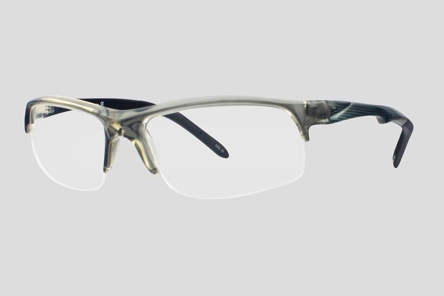 #Brillen van Reor. Dit is de Roswell (SKU F10.541FGY). Sportief model half-rand #montuur van TR-90 materiaal. Transparant grijs. Verkrijgbaar in meerdere kleuren. Roswell, Rand, Mirrored Sunglasses, Unisex, Model, Fashion, Accessories, Eyewear, Moda