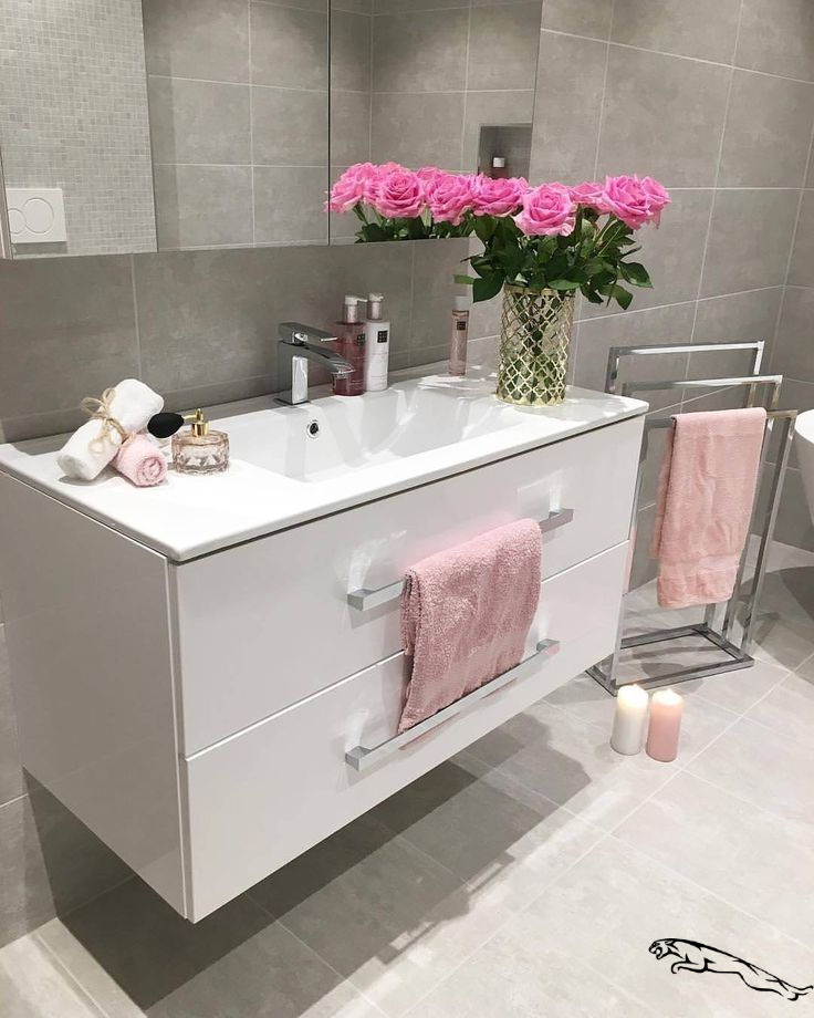 Grauebadezimmerideen 4692 Grauebadezimmerideen Grauebadezimmerideen 4692 Grauebadezimmerideen Pink Bathroom Decor Restroom Decor Gray Bathroom Decor