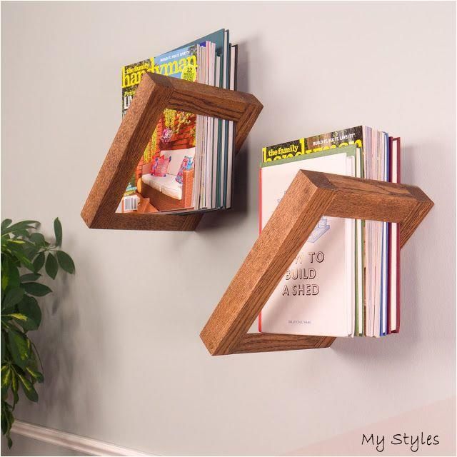 Mar 12, 2019 - This 1-hour floating bookshelf project offers a perfect opportuni...