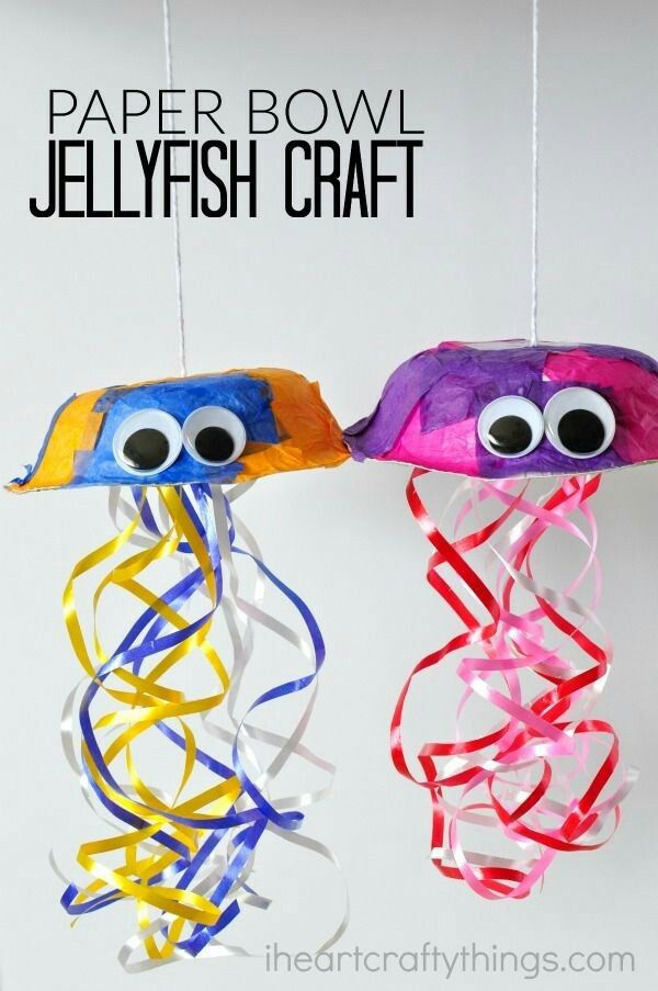Activities Id Like To Do With The Preschoolers Paper Bowl Jellyfish Craft For Sea Creature Theme This Is Something That Can Go A And It Activities Id Like To Do With The Preschoolers Paper Bowl Jellyfish Craft For Sea Creature Theme This Is Something That Can Go A And It