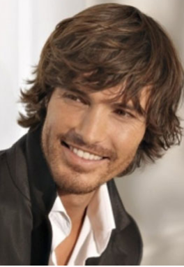 Men Medium Layered Hairstyle With Spiky Ends And Long Bangs Men Medium Layered Hairstyle With Spiky Ends And Long Bangs Png