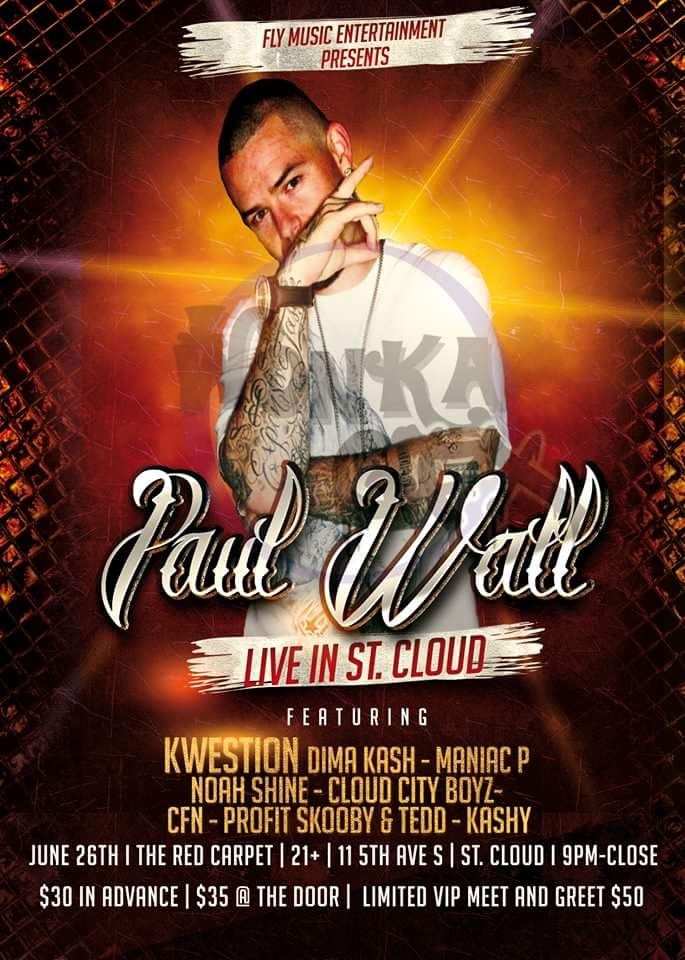 fri june 26 2015 cfn paul wall live red carpet night club flyers cfn