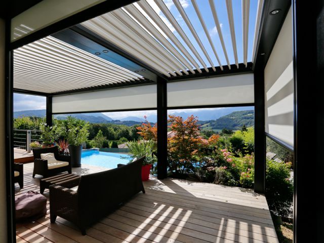 Brustor outdoor living buitenland Pergola Terrasoverkapping - store enrouleur occultant exterieur Brustor outdoor living buitenland Pergola Terrasoverkapping - store enrouleur occultant exterieur