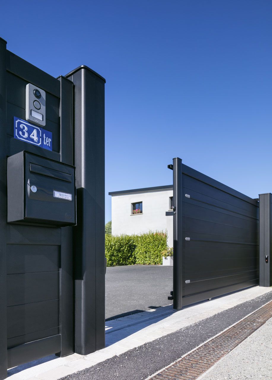 Motorisation De Portail Coulissant Evology Evoslide5000 Portail Coulissant Portail Maison Portail