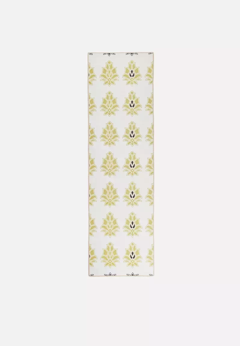 The Lotus printed runner Superbalist Rugs Rugs | Superbalist.com Mat Rugs, Pastel Colors, Lotus, Screen Printing, Runner, Hand Weaving, Neutral, Design Inspiration, Woven