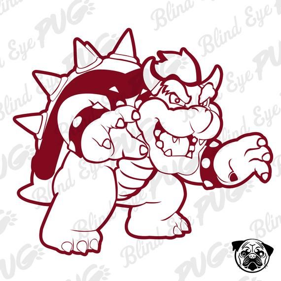 photo Super Mario Bowser Svg pin on bep design