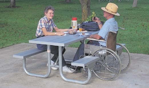 Wheelchair Accessible Outdoor Furniture