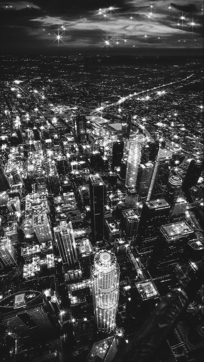 Https Www Pinterest Com Pin 3940718409331284 Black And White Photo Wall Black And White Picture Wall City Lights Wallpaper