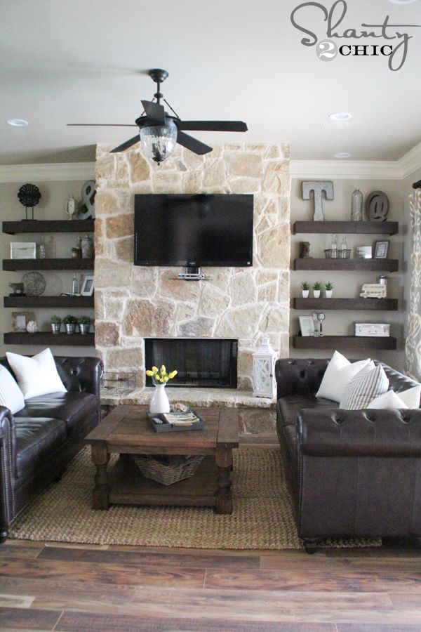 Diy Floating Shelves For My Living Room Ikea - Floating Shelves Beside Fireplace Diy Floating Shelves For My Living Room Ikea - Floating Shelves Beside Fireplace