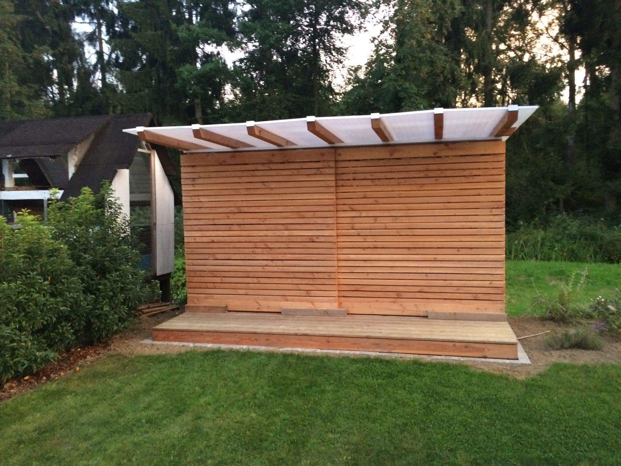 Gartenhaus Holz Douglasie Plexiglas Gartenhaus holz