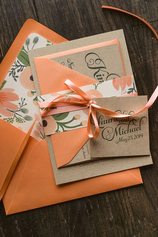 Kathryn Suite Rustic Plus Package Green Forest C Kathryn Suite Rustic Package Orange Wedding Invitationsc