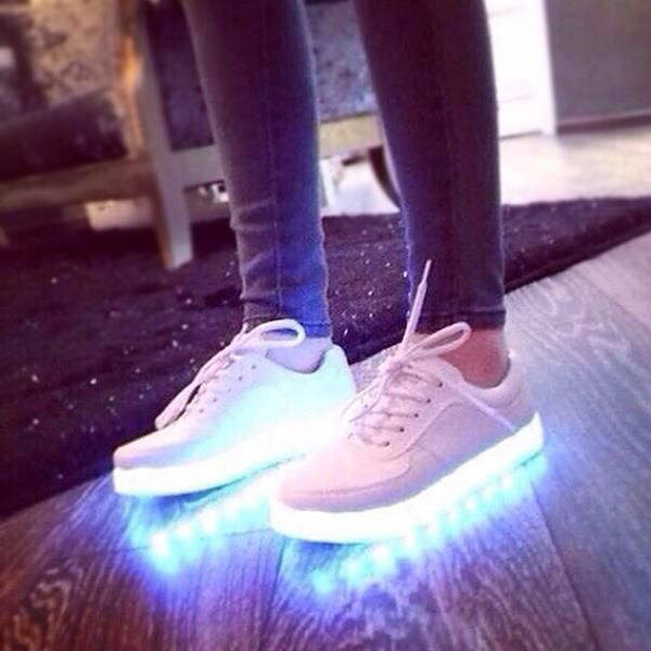 tenis led para mujer