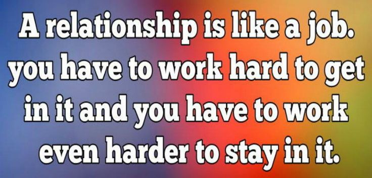 Dating hard work