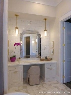 Annie Vincent Interiors Bathrooms Bathroom Dressing Table Make Up Annie Vincent Interiors Bathrooms Bathroom Dressing Table Make Up Vanity Built In