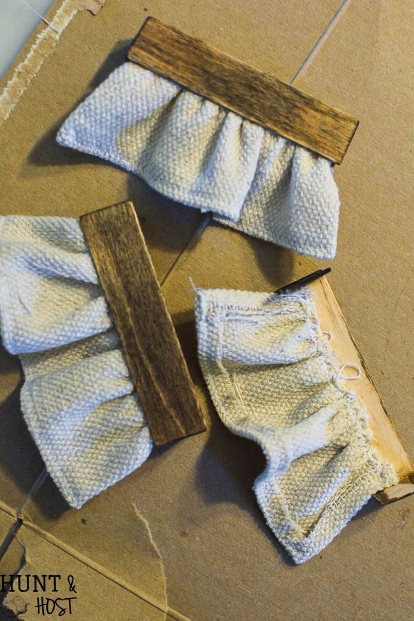 DIY Textile Additions: Dollhouse One Room Makeover, Week 3 #dollhouseaccessories