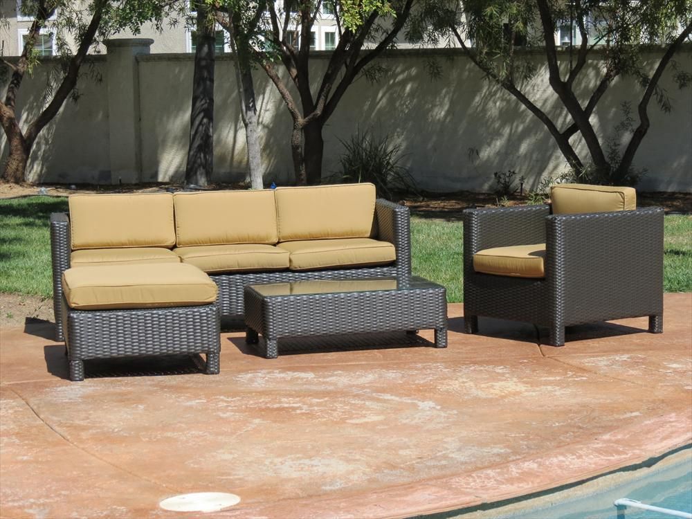Builddirect Patio Furniture The Ritz Sunbrella Series 4 Piece Sofa Set Outdoor Sets Living Space Builddirect Patio Furniture, Builddirect Patio Furniture