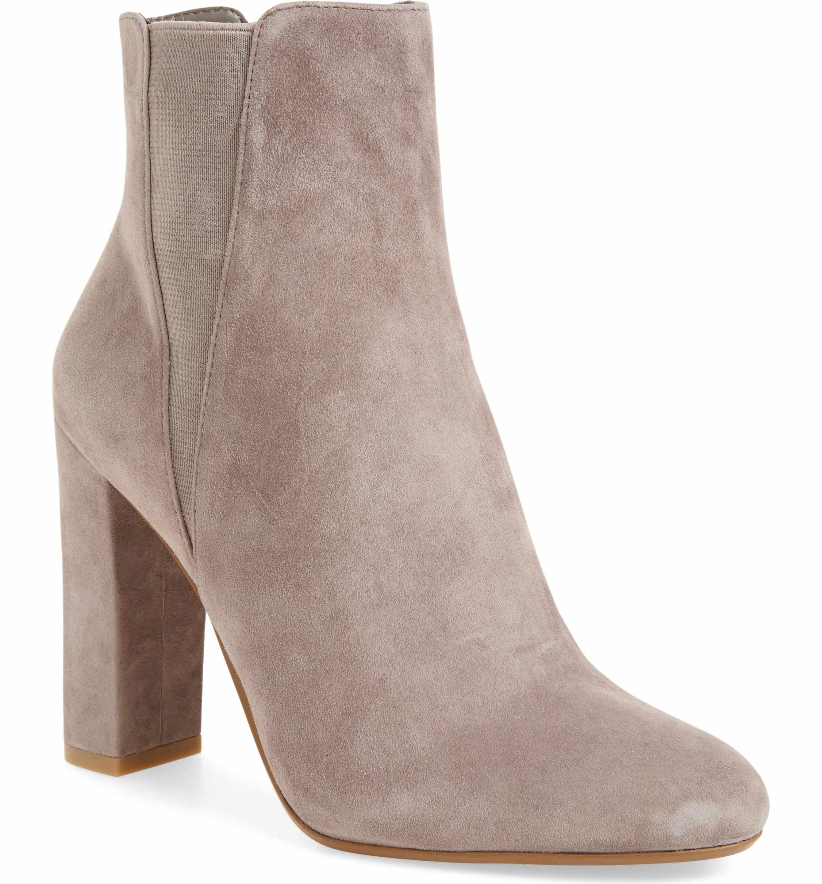 acton block heel bootie steve madden