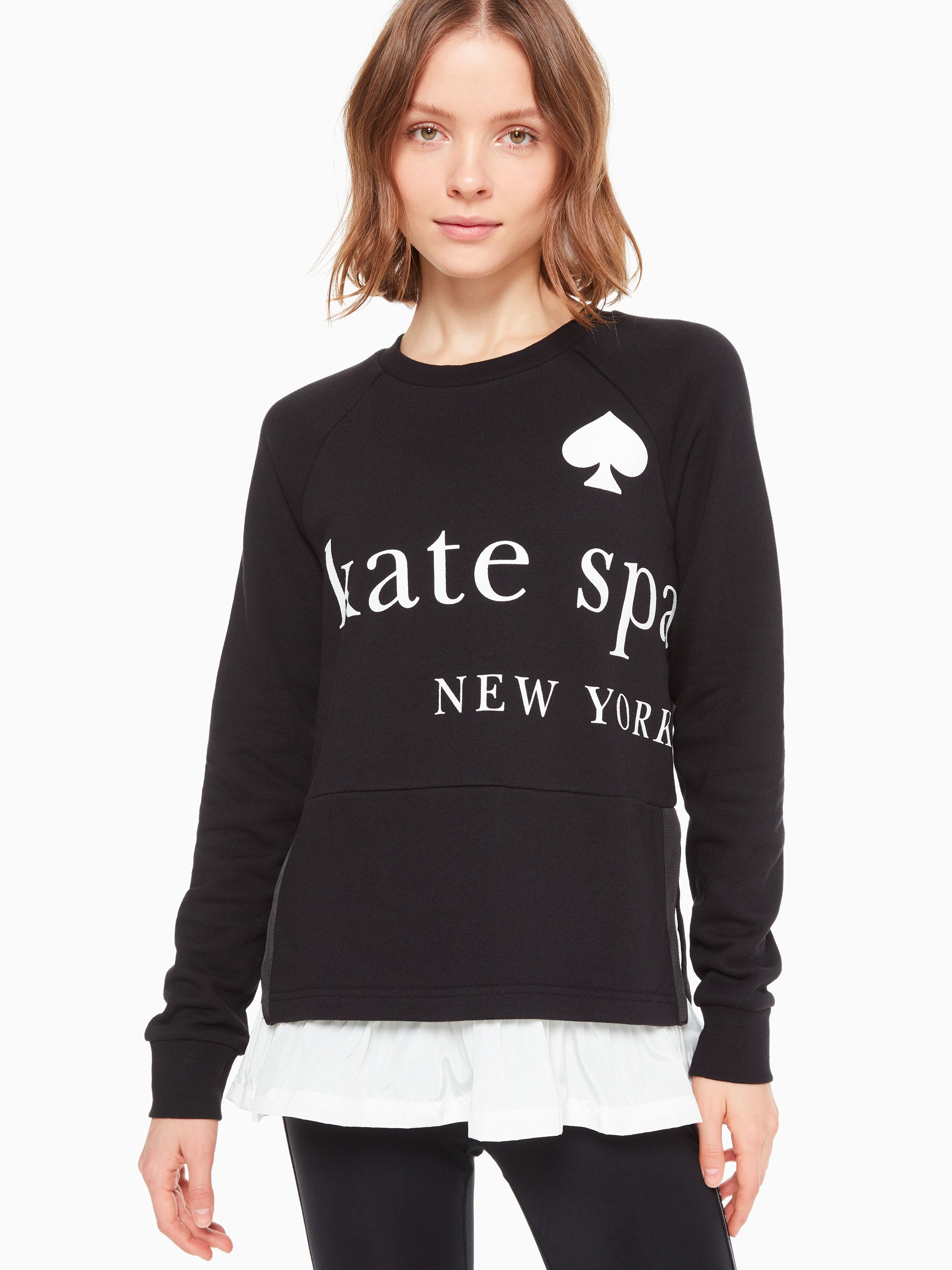 Logo Mixed Media Pullover Kate Spade New York Kate Spade Logo Pullover My Style Logo Mixed Media Pullover Kate Spade New York Kate Spade Logo Pullover My Style