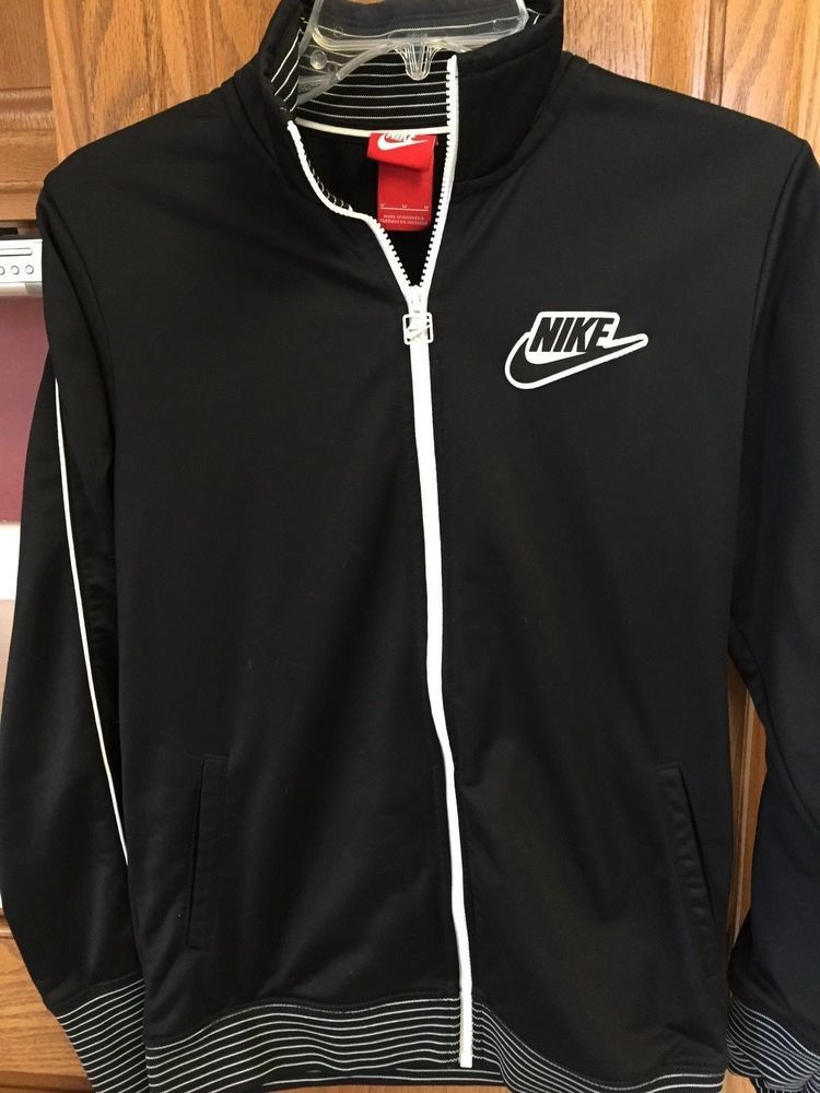 Nike Women's Athletic Black Zip Up Jacket Medium M Running adidas Climacool Zip Up | Zip ups, Adidas zip up, Adidas