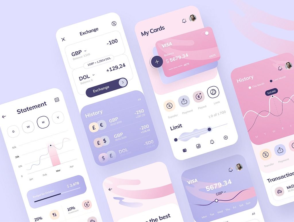 Finance service - Mobile app